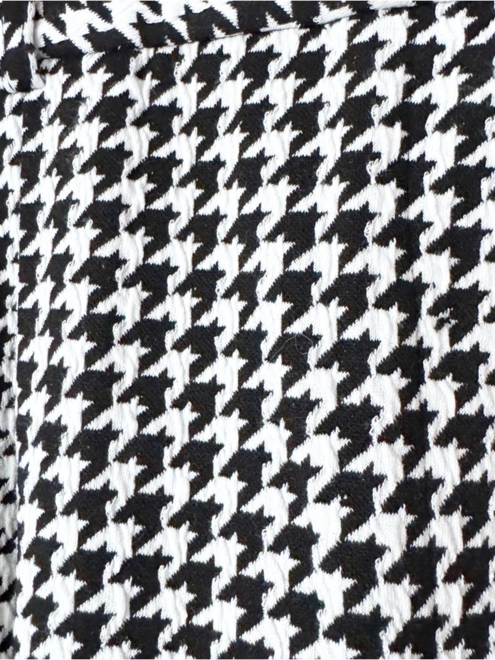 Liz Claiborne Black and White Houndstooth Wide Leg Dress Pants - Picture 3 of 11